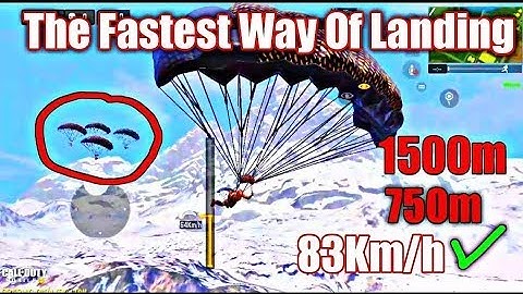 How to land fast in cod mobile | fastest landing trick you never seen before | cod mobile