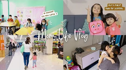 MOM LIFE VLOG: MORNING ROUTINE OF A MOM OF TWO | ELI'S FIRST DAY OF SCHOOL | MAICA LAUSIN