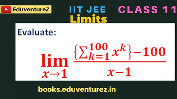 Evaluate:  〖lim〗┬(x→1) ({∑_(k=1)^100▒x^k }-100)/(x-1)