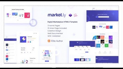 Marketly - Digital Marketplace HTML5 Template | Themeforest Templates