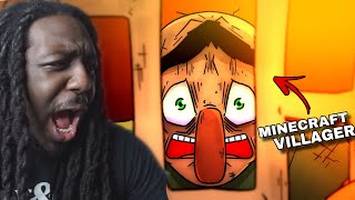 THE TRUTH ABOUT MINECRAFT VILLAGERS !!! | A Villager's Night (Animation) Reaction