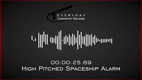 High Pitched Spaceship Alarm | HQ Sound Effect