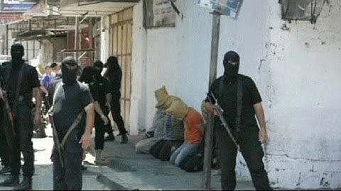 غزة: مسلحون يعدمون 18 متهما بالتخابر مع إسرائيل