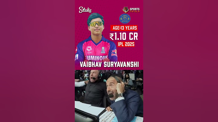 IPL 2025 Mega Auction Live  | 13 Years Old V Raghuvanshi to RR for 1.10Cr #shorts #ytshorts