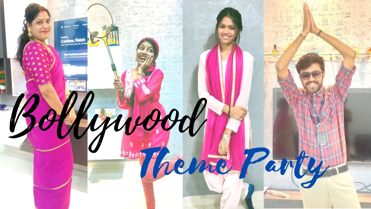 Bollywood theme Kitty Vlog Outfit Ideas and Food Fun games #kittypartygame  - YouTube