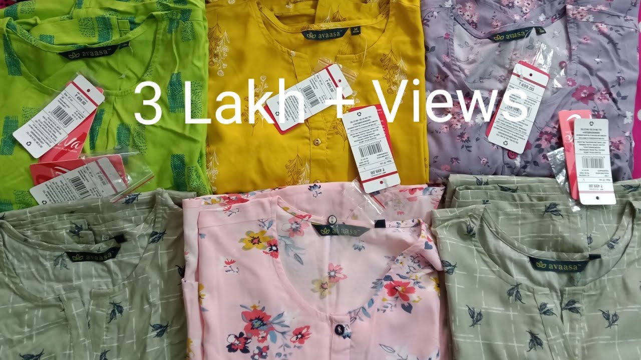 💕Ajio kurti Haul💕Kurtis from fusion 💕starts with 150₹💕👌👌quality for  daily & clg wear - YouTube