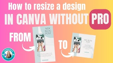 How to resize a design in CANVA WITHOUT PRO #canvassador #canva #canvatutorial #createoncanva