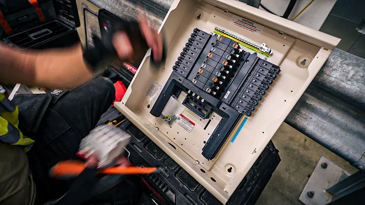 Installing my favorite 3 phase distribution board