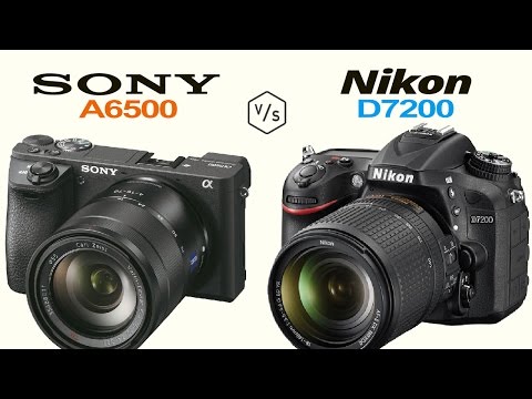 SONY A6500 vs Nikon D7200