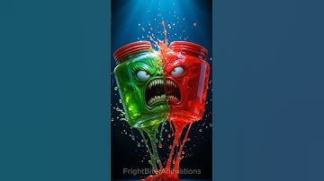 They Smashed These Jelly Faces and Regretted It Instantly 😱🍓 #Shorts #JellyJarHorror #FunnyHorror