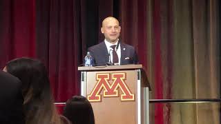 P.J. Fleck talks about Melle Kreuder from Germany!