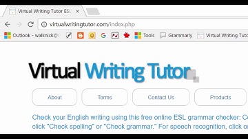 Speech Recognition on the Virtual Writing Tutor Grammar Checker Website