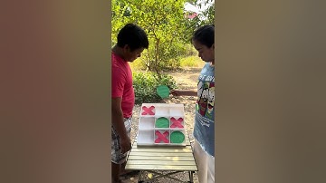 X & O challenge Game tic tac toe game  #challenge #challengevideo #tictactoe #sportsgame #winner