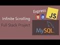 Lazy Loading with JavaScript, Express &amp; MySQL