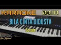 Karaoke || BILA CINTA DIDUSTA ||! (Screen) Nada Pria