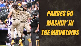 Padres Go Mashin' In The Mountains | Padres vs. Rockies Highlights (6\/9\/23)