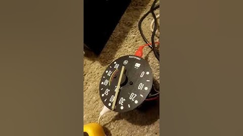 Tachometer calibration