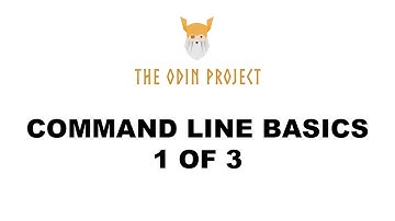 Command Line Basics - Part 1/3 - Foundations - The Odin Project