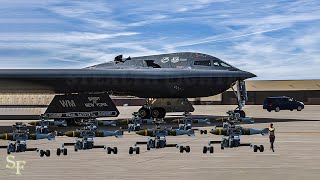 Iran Panic! US B-2 Spirit stealth prepares 250 bombs at Squardon to attack rebels in the Red Sea