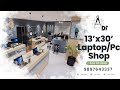 Laptop store interior design  computer shop interior design  laptop service center  adf studio