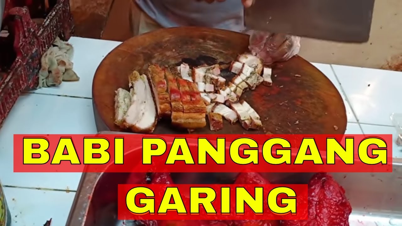 JUAL BABI PANGGANG di Pasar Senen Jakarta Garing Diluar Empuk Di Dalam