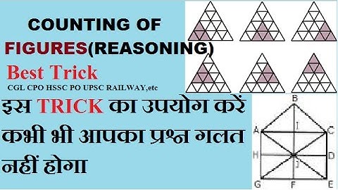 Best trick for counting of figure PART 1 FOR SSC CGL CPO CHSL MTS RRB BANK P.O UPSC
