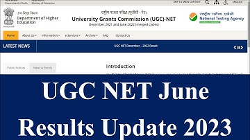 UGC NTA NET June Exam Results Update | NET Exam Results 2023 | NET June Exam Results Udpate