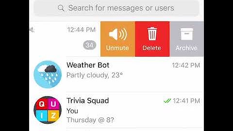 Mute and unmute chats with a swipe or a press whenever ... Telegram Tips