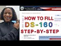 How to fill the usa ds160 form for visa application 2024 stepbystep guide