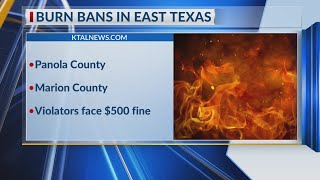 Burn ban issued for Marion County amid dry conditions