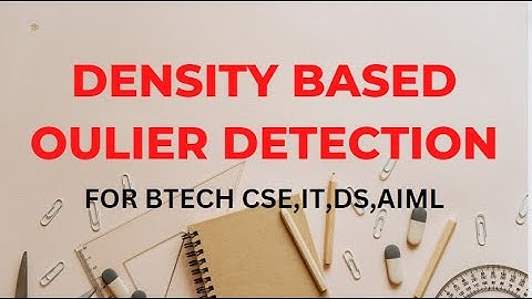 DENSITY BASED OUTLIER DETECTION IN DATA MINING