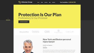 Law Firm Responsive Website Template by WT - 58315