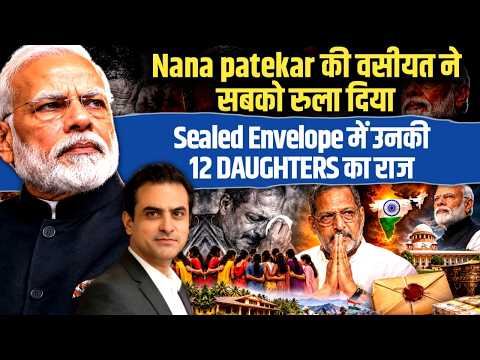 Nana patekar की वसीयत ने सबको रुला दिया, Sealed Envelope में उनकी 12 DAUGHTERS का राज | CWSJ-3803