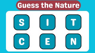 Guess the Natural Objects | Scrambled Word Game by The Puzzle House 4,592 views 1 year ago 9 minutes, 39 seconds