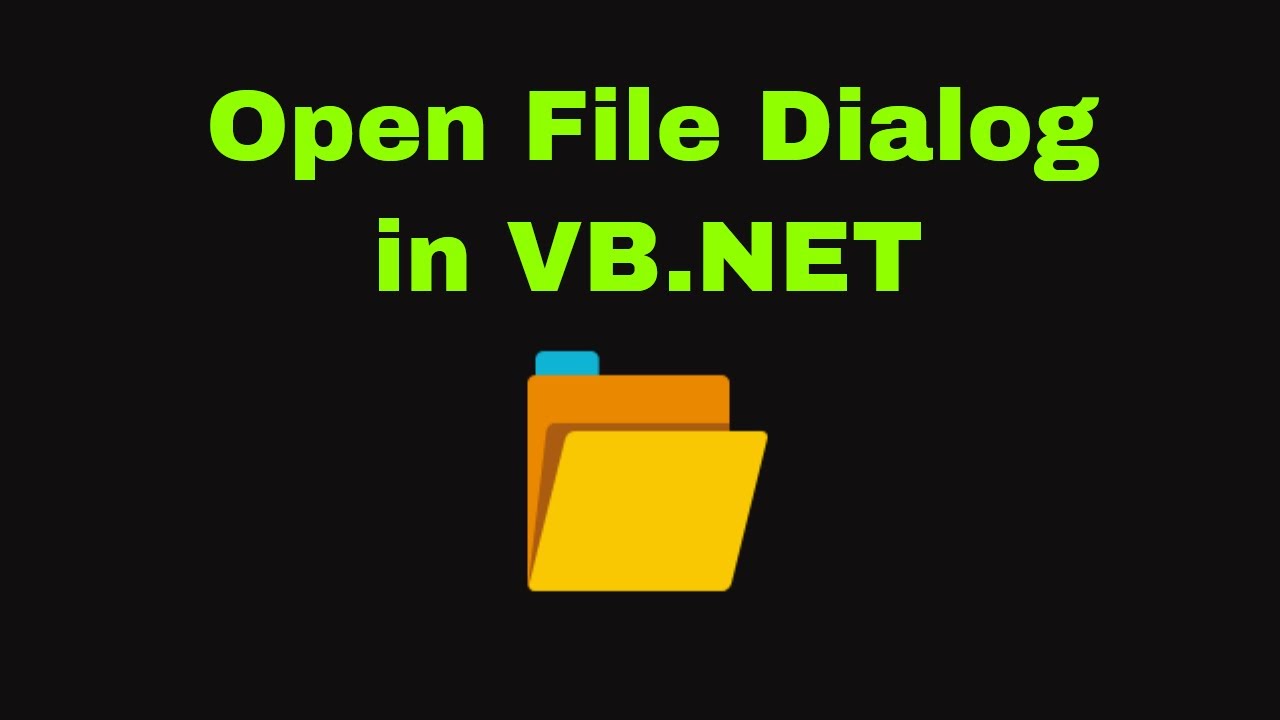 Open file. Open file method. Youtube dialog