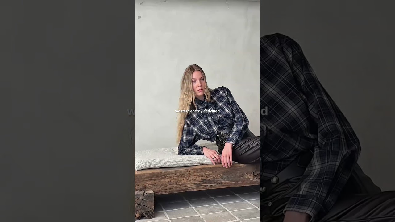 Shawnysander bringing a little western energy to the VERO MODA Edit.