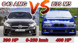 Mercedes C43 AMG vs BMW M5 e39 | 390 HP vs 400 HP | PS Hugo