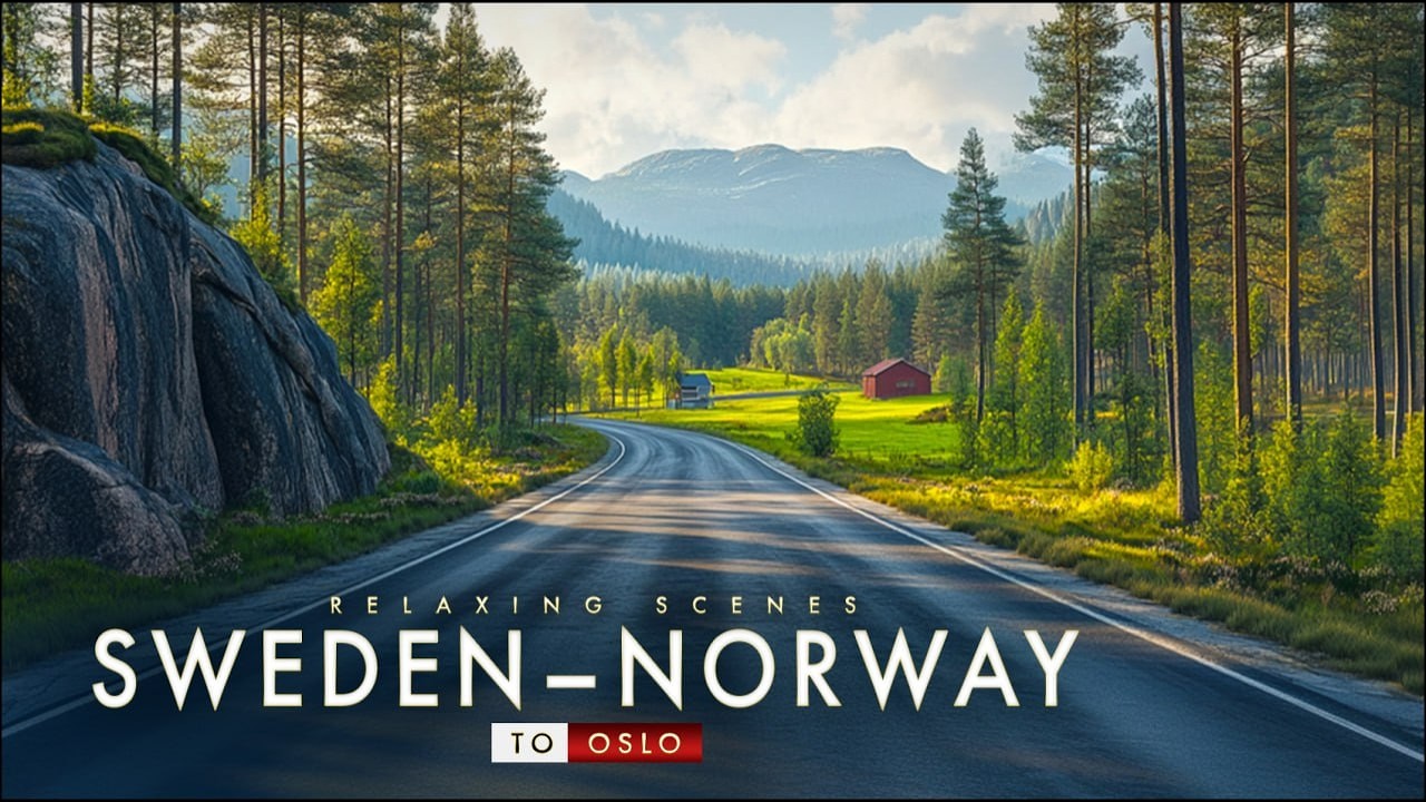 Crossing Borders Scenic Drive from a Swedish Village to Oslo, Norway