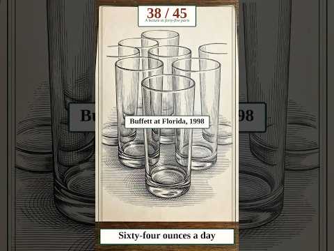 Thumbnail for 38/45 Sixty-four ounces a day — Buffett at Florida, 1998