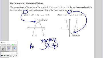 8.3 - Graphing f(x) = ax2+bx+c