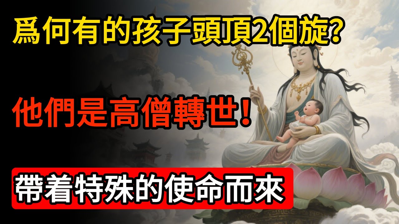 爲何有的孩子頭頂2個旋？文殊菩薩揭示：他們是高僧轉世！帶着特殊的使命而來#佛教 #禪心之道 #佛家 #佛學 #佛法 #佛陀 #佛學知識 #佛學智慧 #佛教文化 #佛學故事#南無阿彌陀佛 #buddha