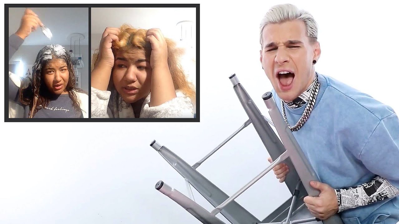 Hairdresser Reacts To People Bleaching Their Hair And Not Following
