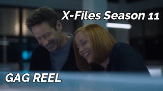 X-Files Season 11 GAG REEL/BLOOPERS