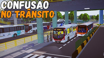 MAIOR CONFUSÃO DE TRANSITO NO MEIO DA LINHA! PROTON BUS SIMULATOR - PXN V99