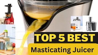💥Best Masticating Juicer in 2023 || Top 5 Tested & Buying Guide