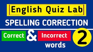 Incorrect & Correct Spellings- 2 | Spelling Correction | Confusing Spellings | #shorts