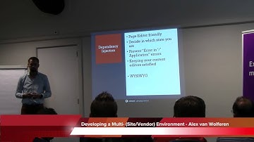 Sitecore SUGCON - Developing a Multi- Site/Vendor Environment
