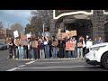 Hundreds of students walk out of school to protest ICE in downtown Bend