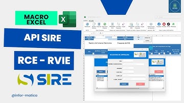 𝐌𝐚𝐜𝐫𝐨 𝐄𝐱𝐜𝐞𝐥 | API-SIRE SUNAT Descargar Propuesta RCE y RVIE.
