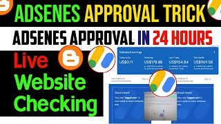 Live Website cheaking | Adsense Approval Trick 2023 |  adsense approval in 24 hours